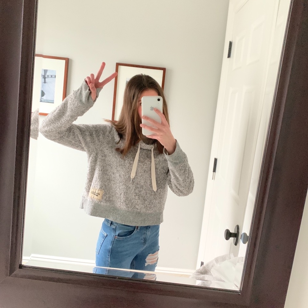Super soft turtle neck sweatshirt! <3